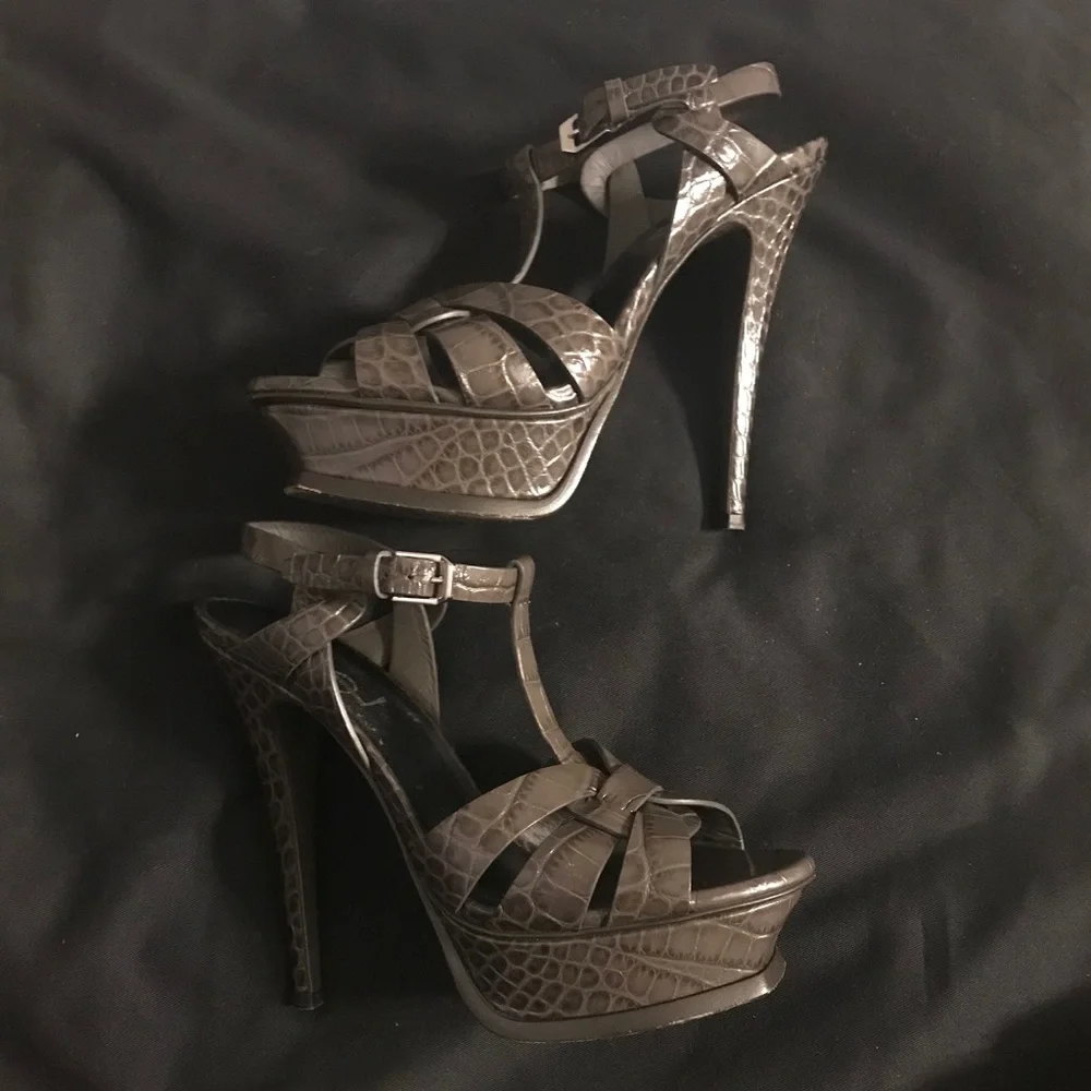 FINAL PRICE YSL Tribute Platform Heels - Picture 3 of 6